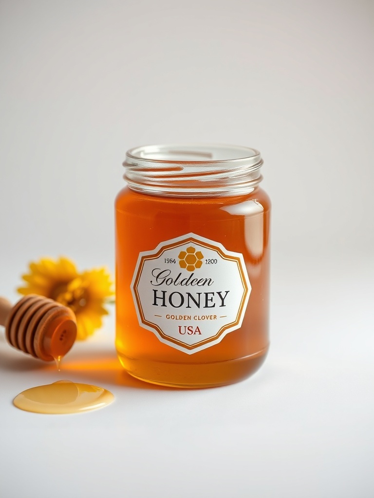 Infused Clover Honey with Vanilla — Clover honey from USA