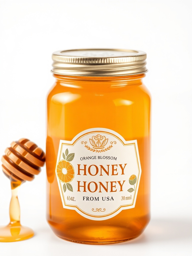 Orange Blossom Honeycomb — Orange Blossom honey from USA