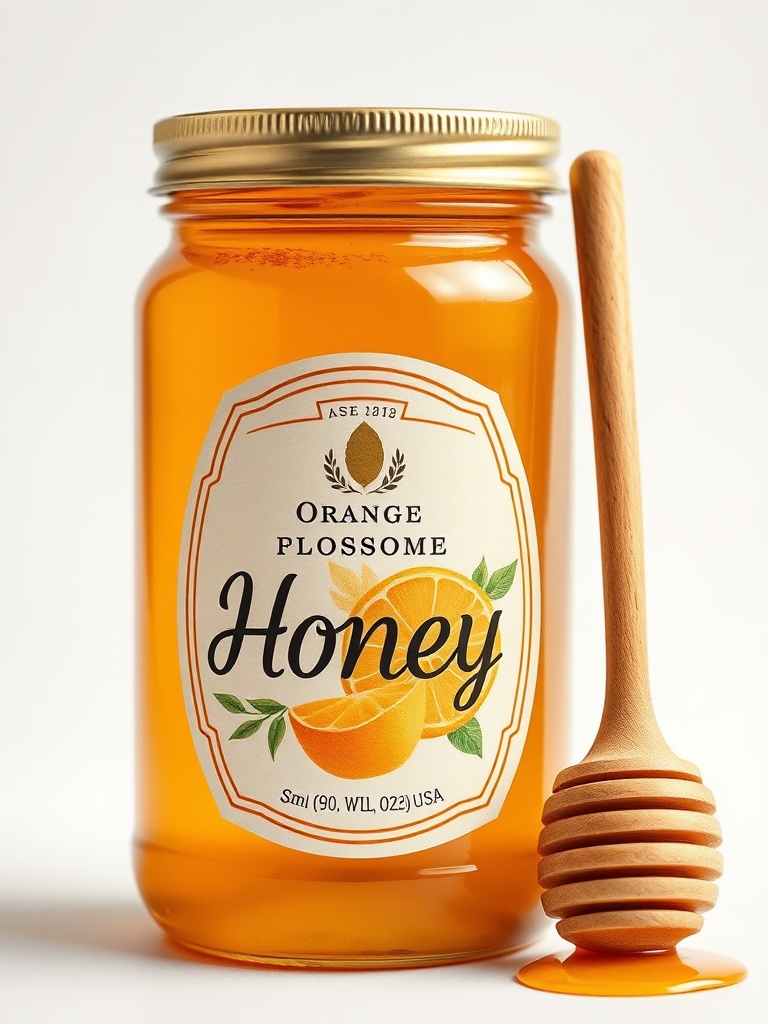 Organic Orange Blossom Honey — Orange Blossom honey from USA