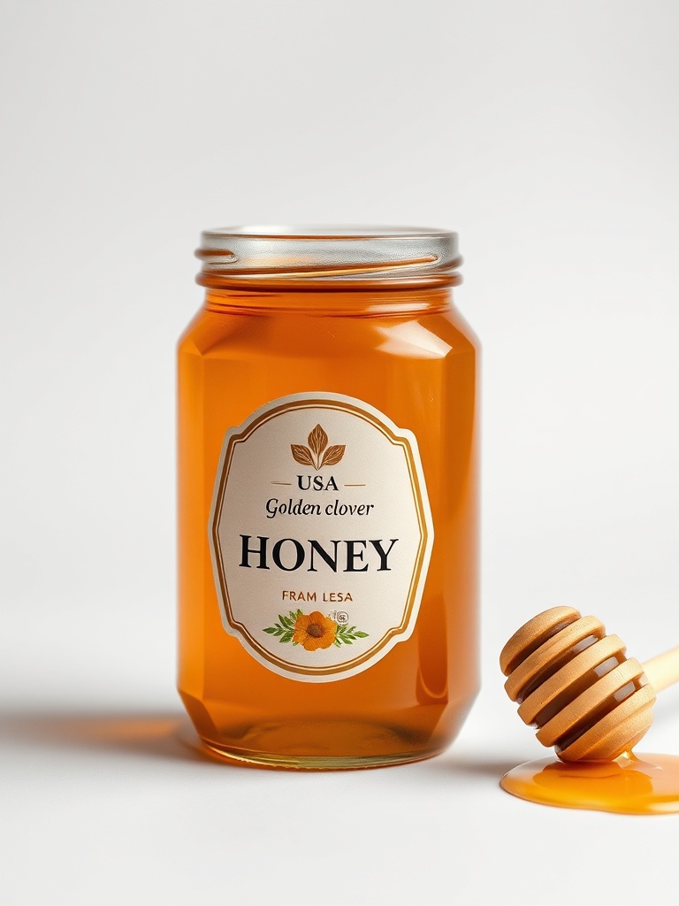 Organic White Clover Honey — Clover honey from USA