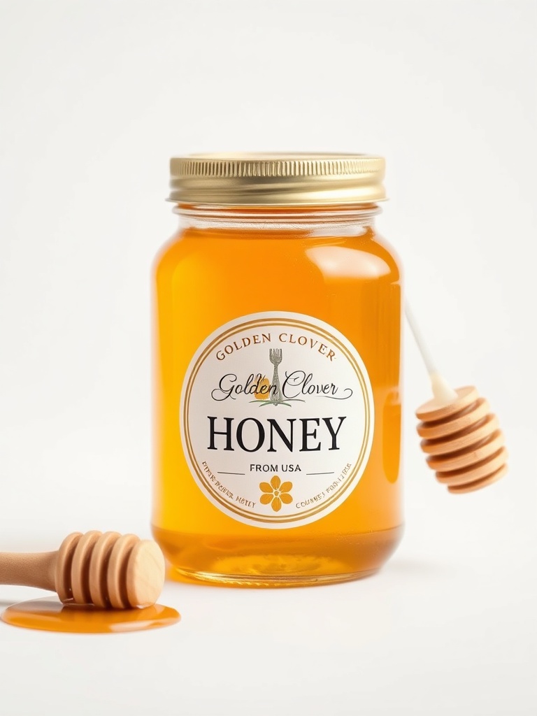 Pasteurized Clover Honey — Clover honey from USA