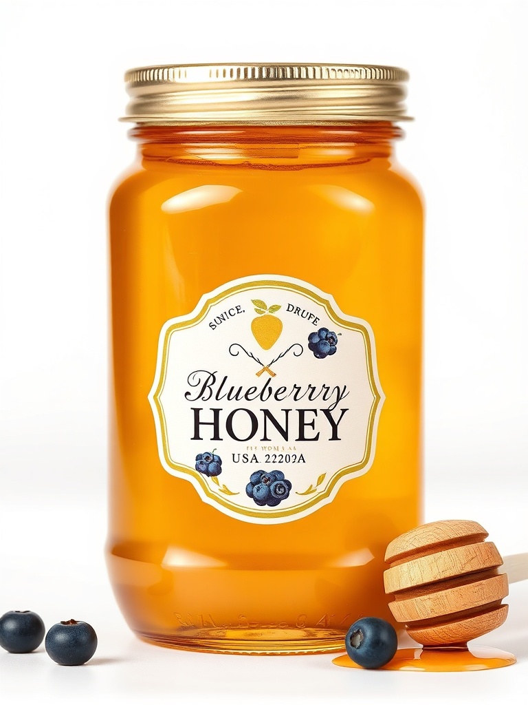 Maine Wild Blueberry Honey