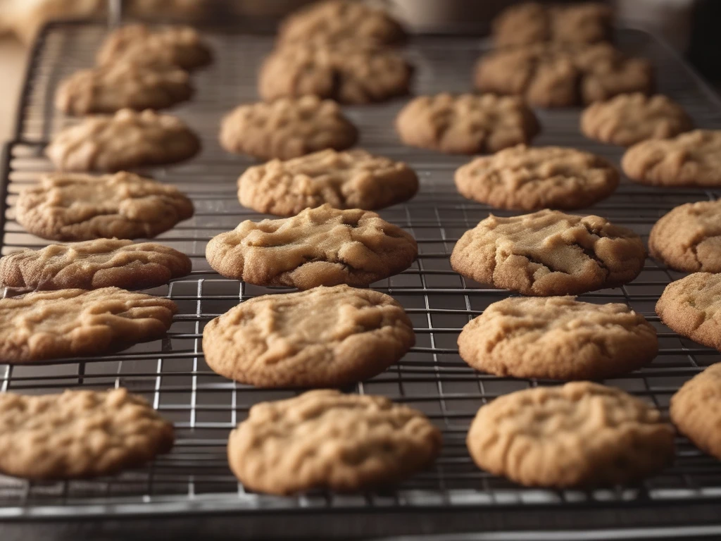 Cookies made with honey vs brown sugar side by side