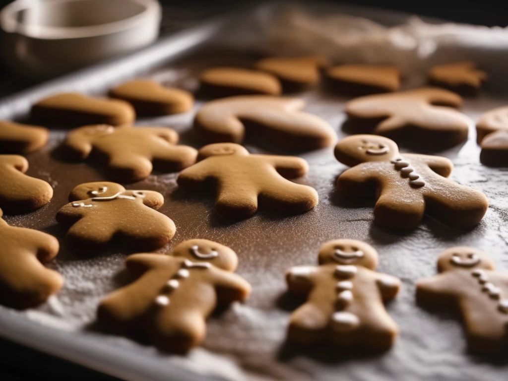 Gingerbread cookies with molasses vs honey