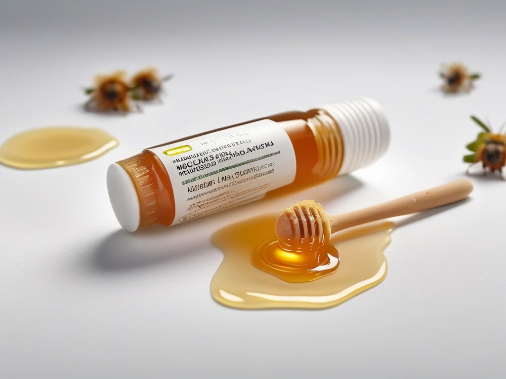 Medical-grade manuka honey and sterile wound dressing