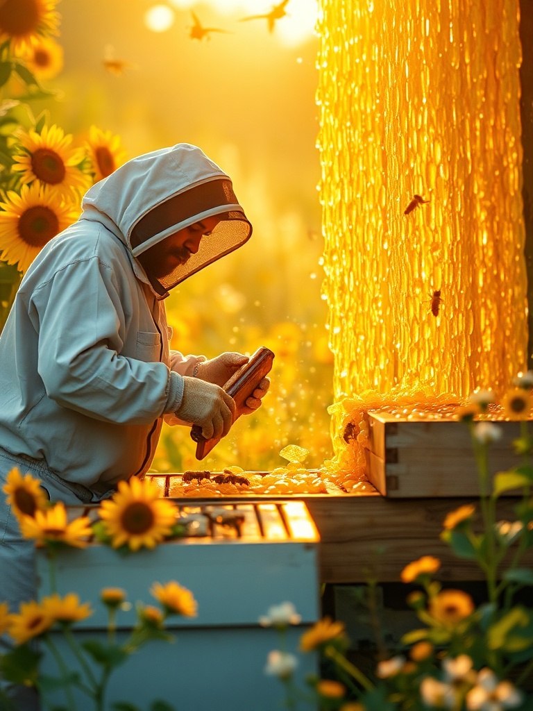 Summer honey season